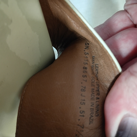 Tory Burch Raya Mule Wedge Slight Wear On Insoles As Shown In Pictures Sz 7.5 - Picture 14 of 14